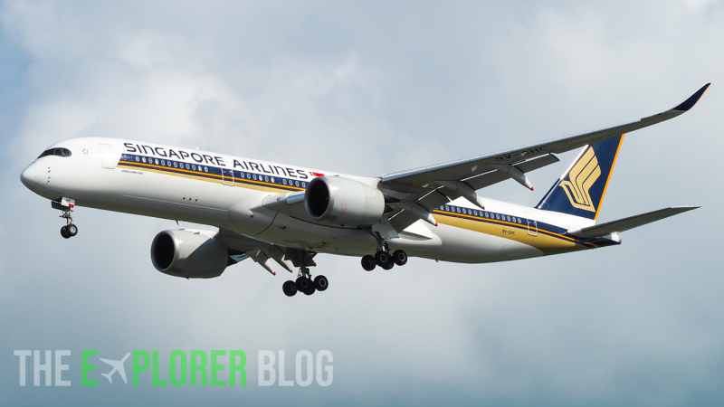 Photo of 9V-SHC - Singapore Airlines Airbus A350-900 at SIN on AeroXplorer Aviation Database