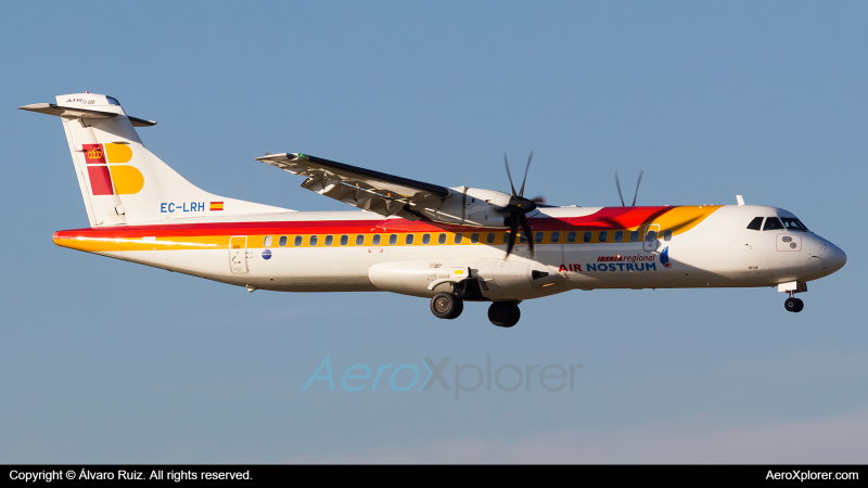 Photo of EC-LRH - Air Nostrum ATR 72-600 at SVQ on AeroXplorer Aviation Database