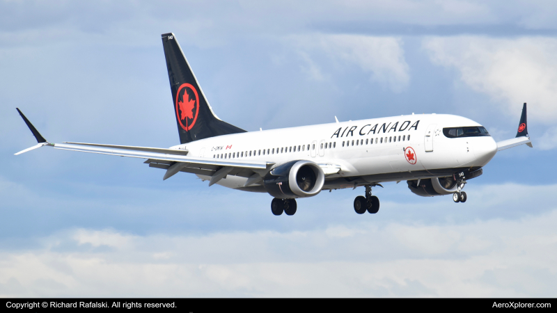 Photo of C-GMIW - Air Canada Boeing 737 MAX 8 at ANC on AeroXplorer Aviation Database