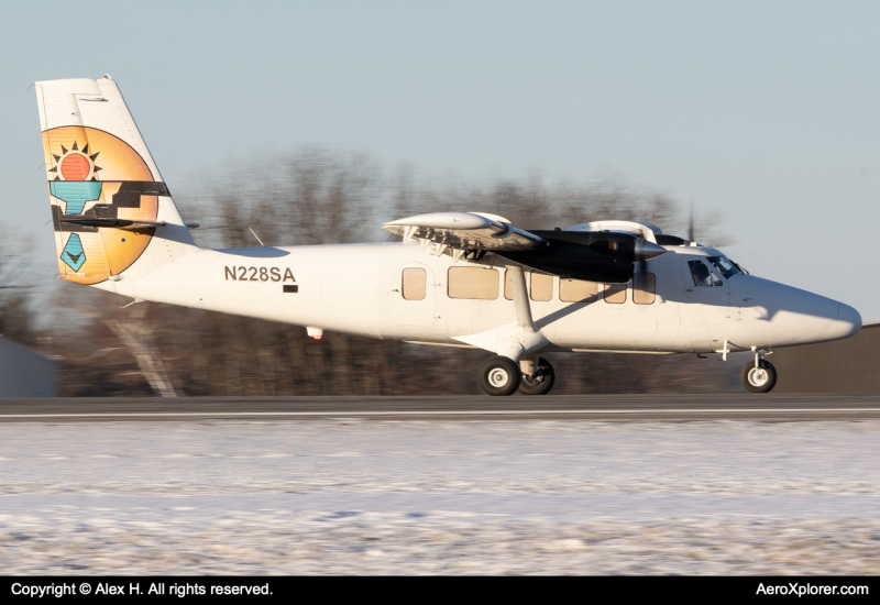 Photo of N228SA - Scenic Airlines De Havilland DHC-6 at MHT on AeroXplorer Aviation Database