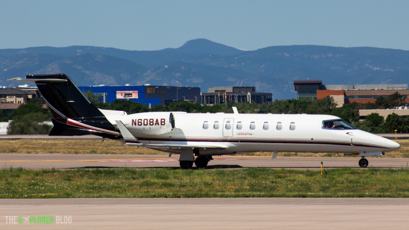 Photo of N608AB - PRIVATE Learjet 45 at APA on AeroXplorer Aviation Database