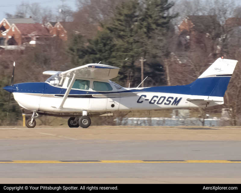 Photo of C-GOSM - PRIVATE  Cessna 172 at AGC on AeroXplorer Aviation Database