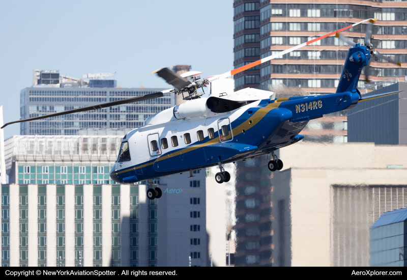 Photo of N314RG - PRIVATE Sikorsky S92 at JRA on AeroXplorer Aviation Database