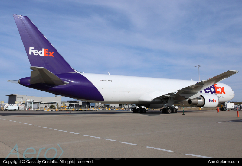 Photo of N184FE - FedEx Boeing 767-300F at TUS on AeroXplorer Aviation Database