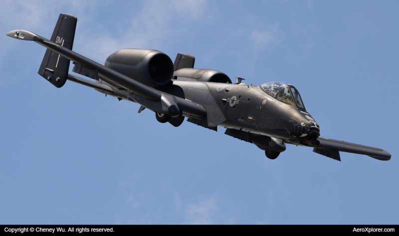 Photo of 80-0244 - USAF - United States Air Force Fairchild A-10 Thunderbolt at BTL on AeroXplorer Aviation Database