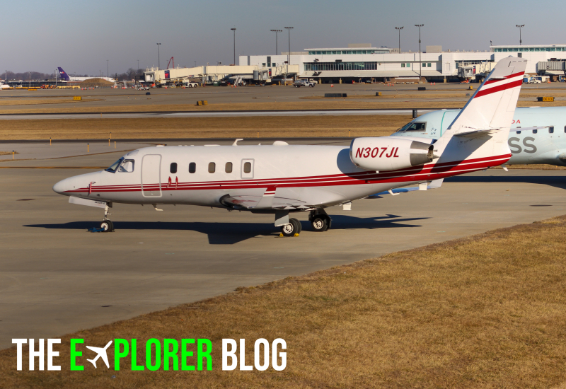 Photo of N307JL - PRIVATE Gulfstream G100 at CVG on AeroXplorer Aviation Database