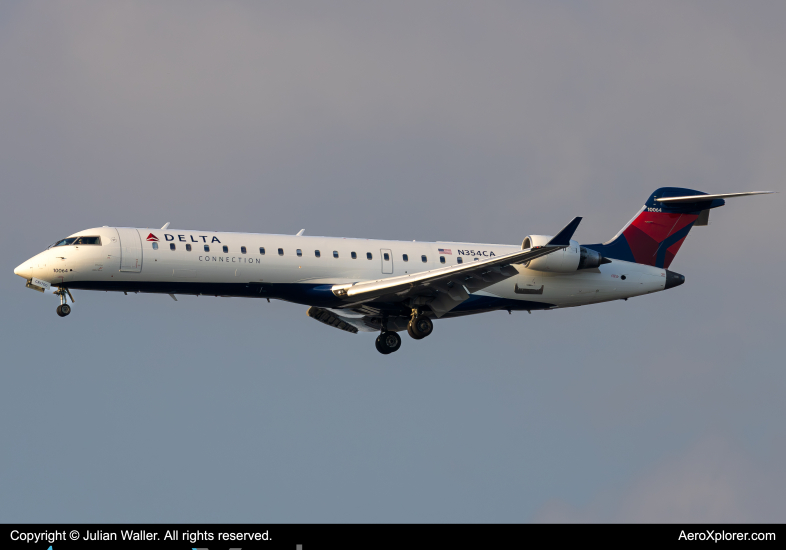 Photo of N354CA - Delta Connection Mitsubishi CRJ-700 at ATL on AeroXplorer Aviation Database