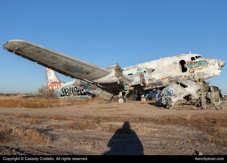 Photo of N44904 - Biegert Aviation Douglas C-54 Skymaster at 34AZ on AeroXplorer Aviation Database