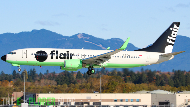 Photo of C-FFLJ - Flair Airlines Boeing 737-800 at YVR on AeroXplorer Aviation Database