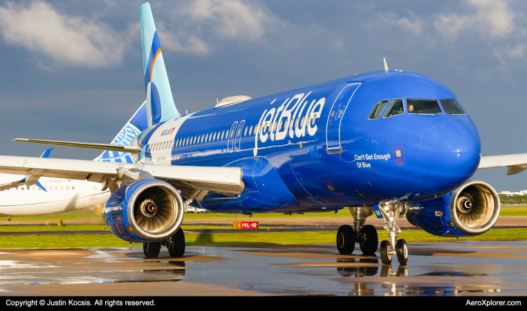 Photo of N618JB - JetBlue Airways Airbus A320 at TPA on AeroXplorer Aviation Database