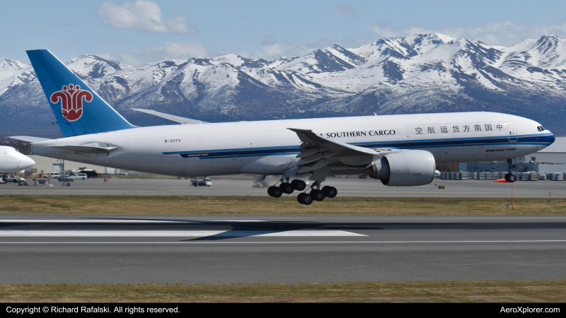 Photo of B-2073 - China Southern Cargo Boeing 777-F at ANC on AeroXplorer Aviation Database
