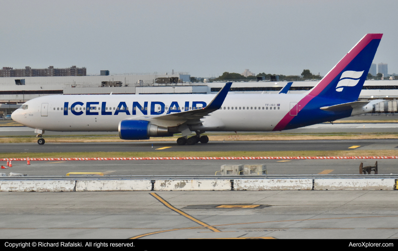 Photo of TF-ISO - Icelandair Boeing 767-300ER at JFK on AeroXplorer Aviation Database