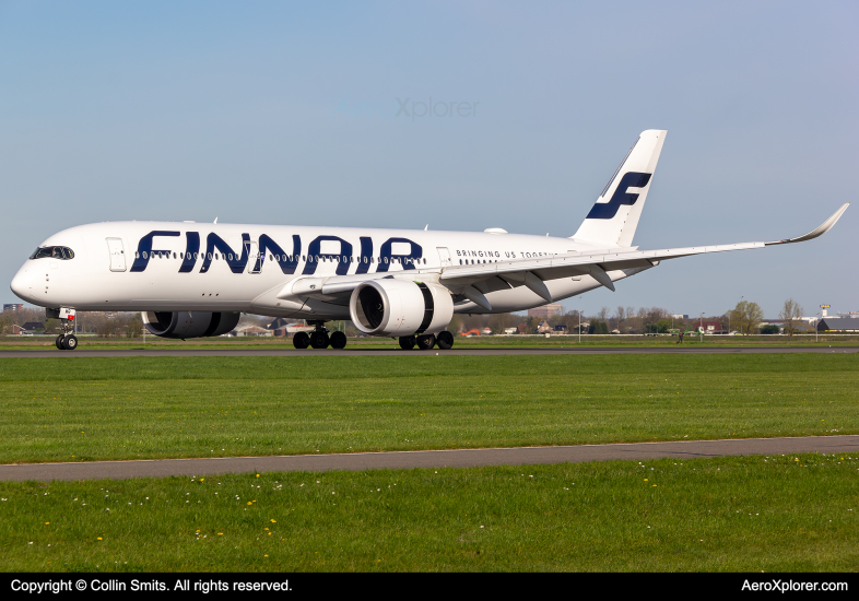 Photo of OH-LWR - Finnair Airbus A350-900 at AMS on AeroXplorer Aviation Database
