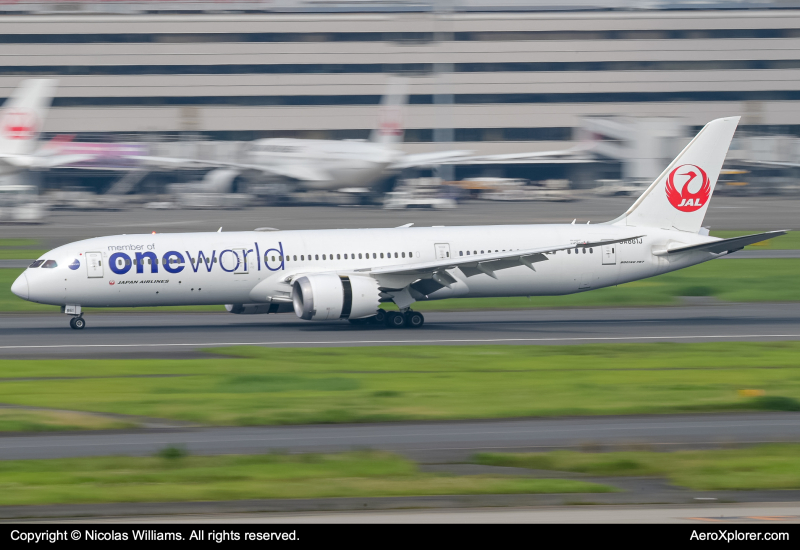 Photo of JA861J - Japan Airlines Boeing 787-9 at HND on AeroXplorer Aviation Database