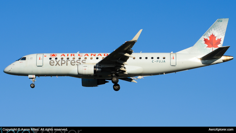 Photo of C-FUJA - Air Canada Express Embraer E175 at YYZ on AeroXplorer Aviation Database