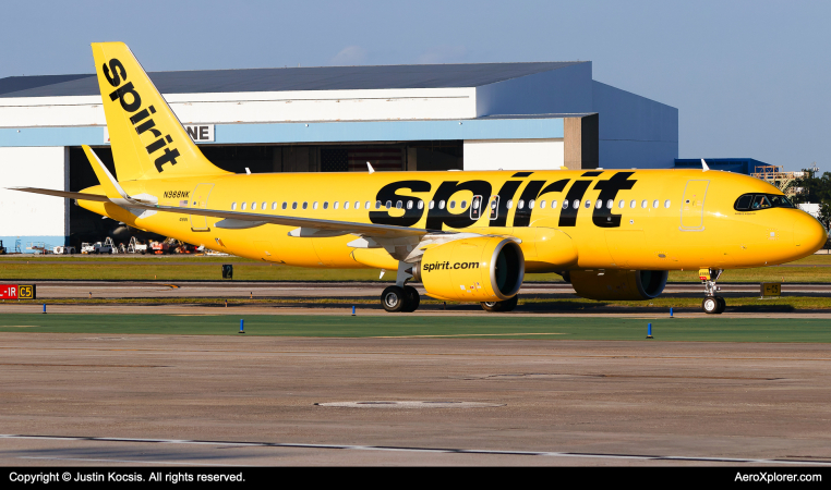 Photo of N988NK - Spirit Airlines Airbus A320NEO at TPA on AeroXplorer Aviation Database