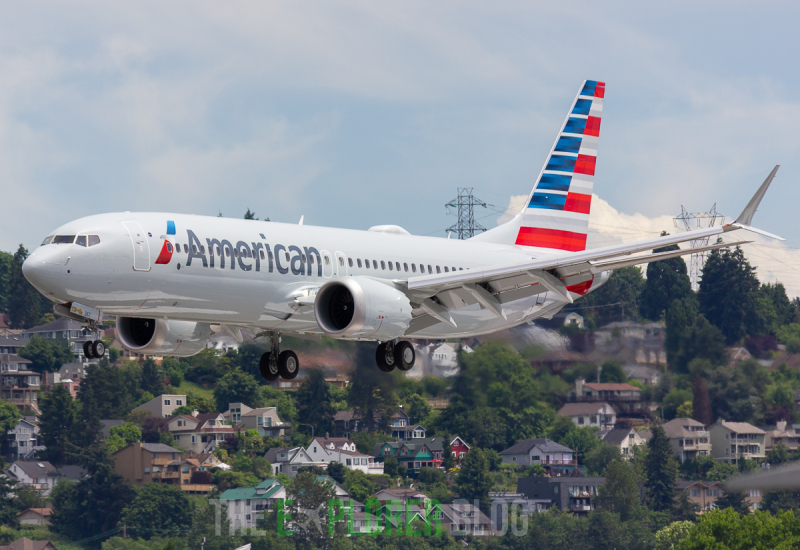 Photo of N338ST - American Airlines Boeing 737 MAX 8 at RNT on AeroXplorer Aviation Database