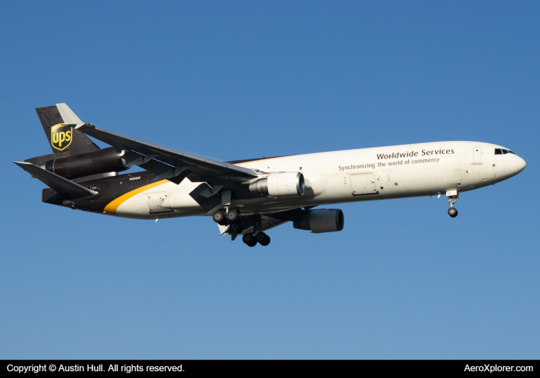 Photo of N284UP - United Parcel Service McDonnell Douglas MD-11F at SDF on AeroXplorer Aviation Database