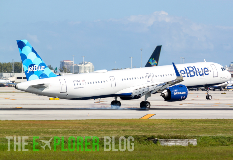 Photo of N2016J - JetBlue Airways Airbus A321NEO at FLL on AeroXplorer Aviation Database