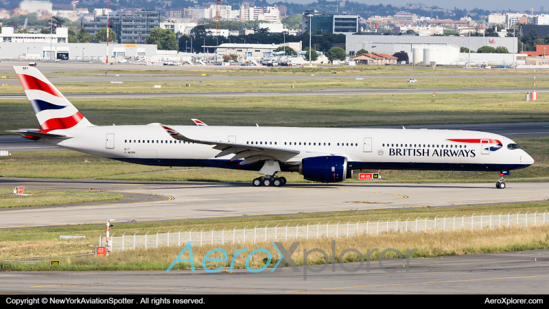 Photo of F-WZGR - British Airways Airbus A350-1000 at TLS on AeroXplorer Aviation Database