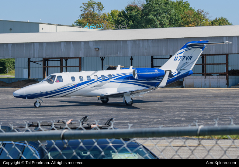 Photo of N77VR - PRIVATE Cessna Citation CJ2 at GAI on AeroXplorer Aviation Database