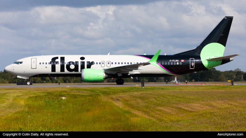 Photo of C-FLRS - Flair Airlines Boeing 737 MAX 8 at SFB on AeroXplorer Aviation Database