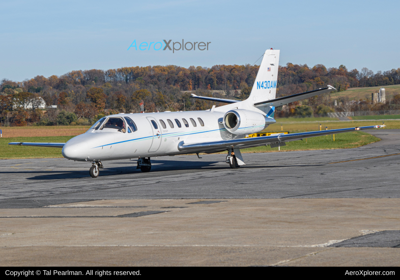 Photo of N430AM - PRIVATE Cessna 560 Citation at FDK on AeroXplorer Aviation Database