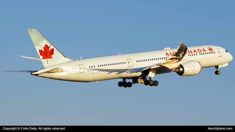 Photo of C-FNOH - Air Canada Boeing 787-9 at MCO on AeroXplorer Aviation Database