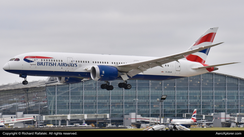 Photo of G-ZBJK - British Airways Boeing 787-8 at LHR on AeroXplorer Aviation Database