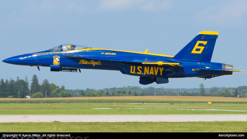 Photo of 165539 - US Navy Boeing F/A-18E/F Super Hornet at YXU on AeroXplorer Aviation Database