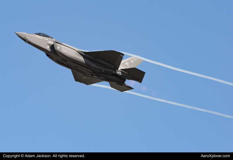Photo of 18-5452 - USAF - United States Air Force Lockheed Martin F-35 Lightning at OSH on AeroXplorer Aviation Database