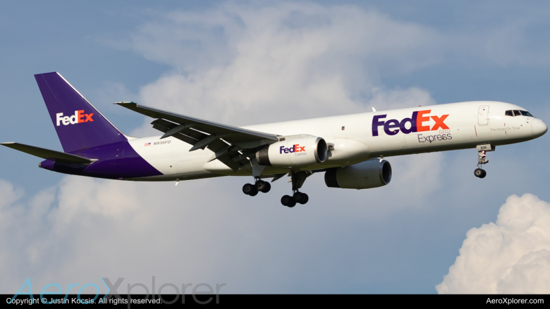 Photo of N936FD - FedEx Boeing 757-200 at TPA on AeroXplorer Aviation Database