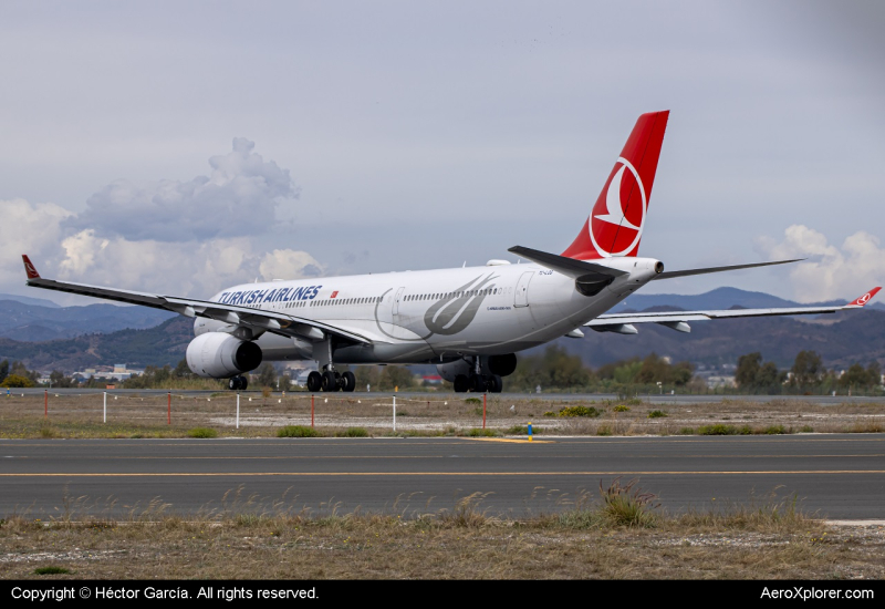Photo of TC-LOG - Turkish Airlines Airbus A330-300 at AGP on AeroXplorer Aviation Database