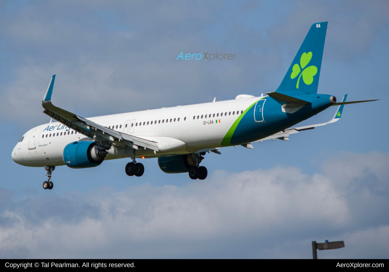 Photo of EI-LRA - Aer Lingus Airbus A321NEO at IAD on AeroXplorer Aviation Database