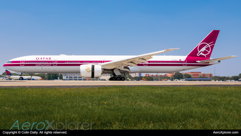 Photo of A7-BAC - Qatar Airways Boeing 777-300ER at ATL on AeroXplorer Aviation Database