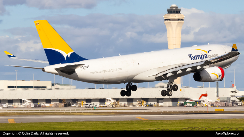Photo of N331QT - Tampa Cargo Airbus A330-200F at MIA on AeroXplorer Aviation Database