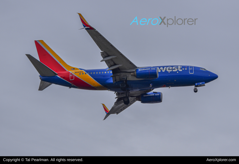 Photo of N941WN - Southwest Boeing 737-700 at BWI on AeroXplorer Aviation Database