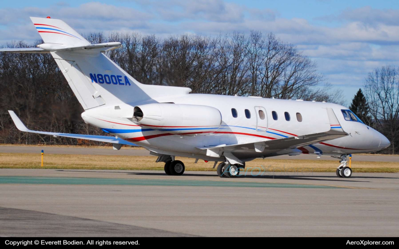 Photo of N800EA - PRIVATE Beechcraft Hawker 800XP at FKL on AeroXplorer Aviation Database