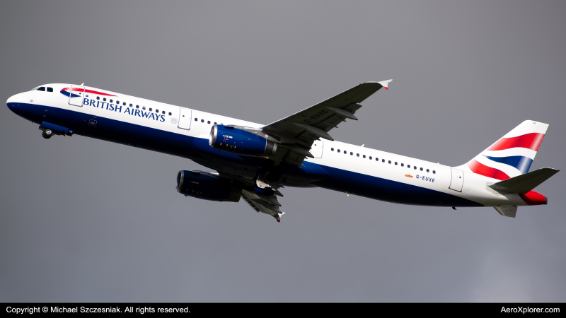 Photo of G-EUXE - British Airways Airbus A321-200 at LHR on AeroXplorer Aviation Database