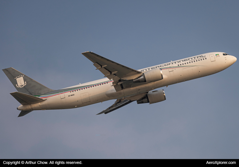 Photo of 3C-MAG - Ceiba International Boeing 767-300ER at HKG on AeroXplorer Aviation Database