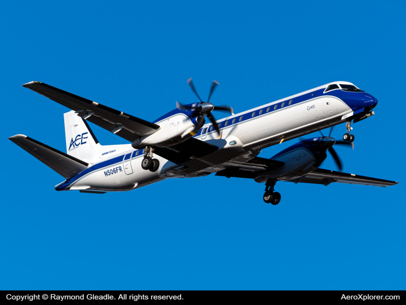 Photo of N506FR - Freight Runners Express Saab 2000 at KCVG on AeroXplorer Aviation Database