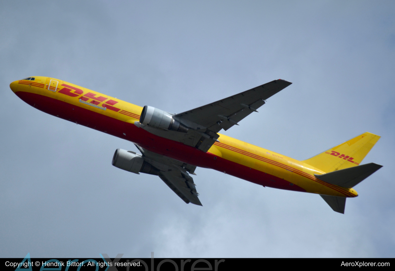 Photo of N371CM - DHL Boeing 767-300F at CGN on AeroXplorer Aviation Database