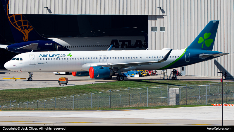 Photo of EI-LRD - Aer Lingus Airbus A321NEO at CVG on AeroXplorer Aviation Database