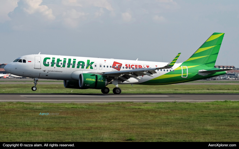 Photo of PK-GTK - Citilink Airbus A320NEO at CGK on AeroXplorer Aviation Database
