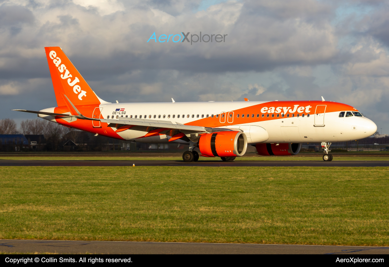 Photo of OE-LSQ - easyJet Europe Airbus A320-251N at AMS on AeroXplorer Aviation Database