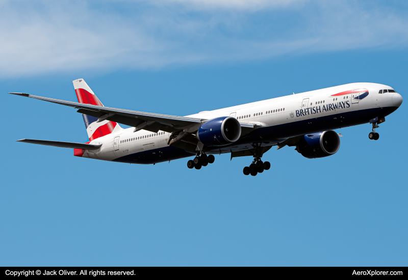 Photo of G-STBP - British Airways Boeing 777-300ER at JFK on AeroXplorer Aviation Database