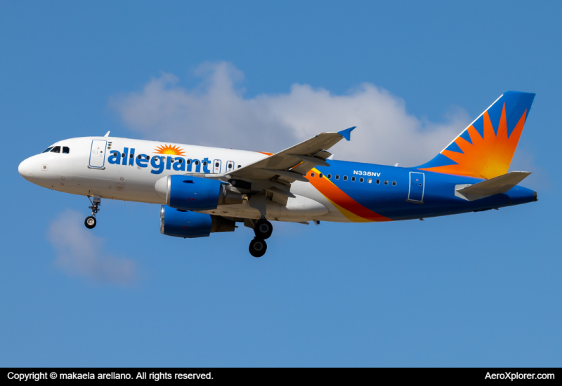 Photo of N338NV - Allegiant Air Airbus A320 at BOI on AeroXplorer Aviation Database