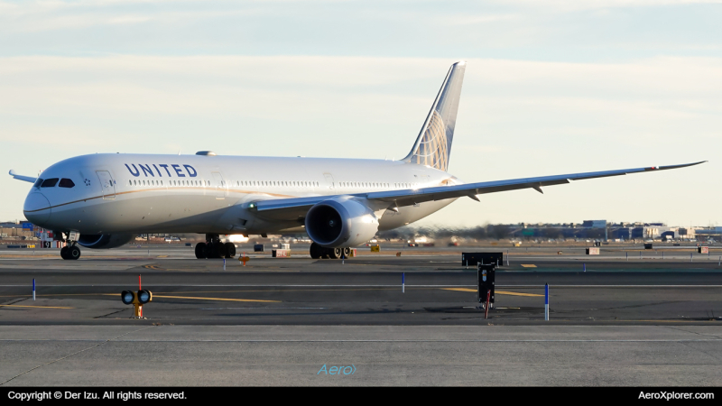 Photo of N12003 - United Airlines Boeing 787-10 at EWR on AeroXplorer Aviation Database