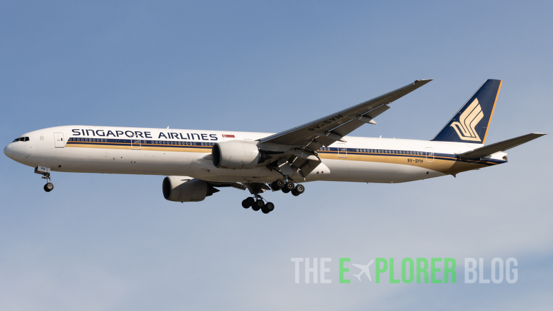 Photo of 9V-SYH - Singapore Airlines Boeing 777-300 at SIN on AeroXplorer Aviation Database