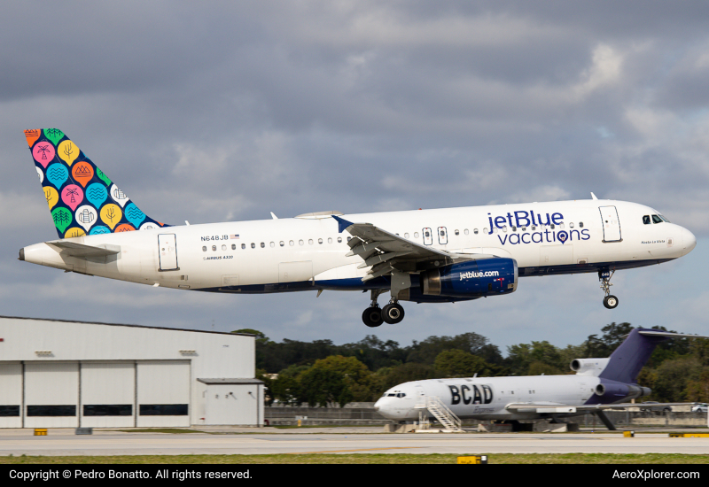 Photo of N648JB - JetBlue Airways Airbus A320 at FLL on AeroXplorer Aviation Database